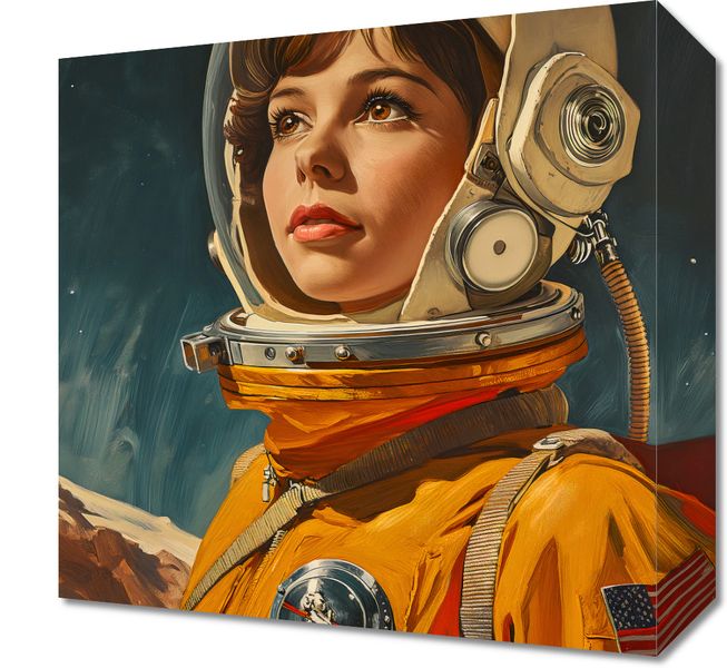 Obraz 30x30cm Pionierka Kosmosu zdjęcie 1