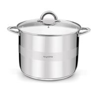 GARNEK Indukcja STALOWY DUŻY Wysoki Gastronomiczny Konighoffer Faro 12 l