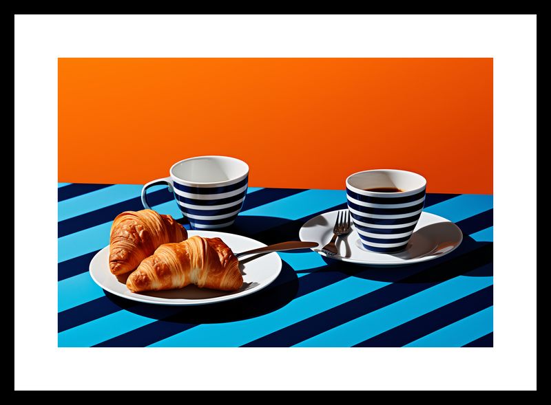 Plakat 30x20cm Croissanty zdjęcie 3