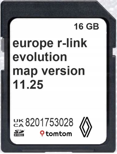 Mapa Karta Renault R-LINK Evolution 11.25 EU RADARY na Arena.pl