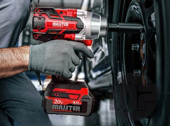 KLUCZ UDAROWY Akumulatorowy BEZSZCZOTKOWY do KÓŁ 20V 1/2' 2xAKU 4AH WALIZKA zdjęcie 8