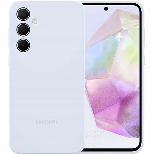 Etui Samsung Silicone Case do Galaxy A35 błękitne na Arena.pl