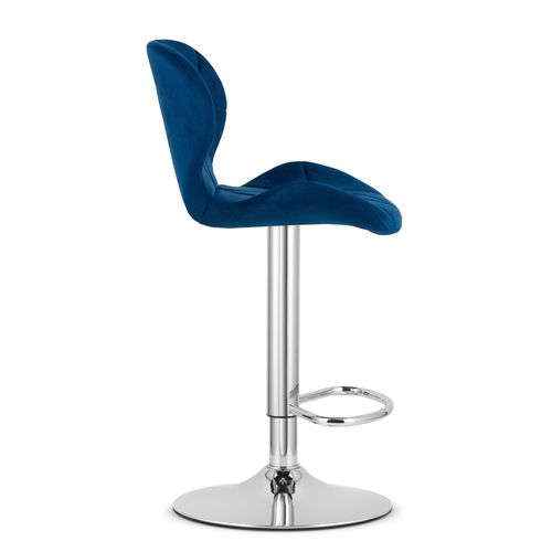 Hoker WEST - aksamit granatowy / baza chrom x 2 na Arena.pl