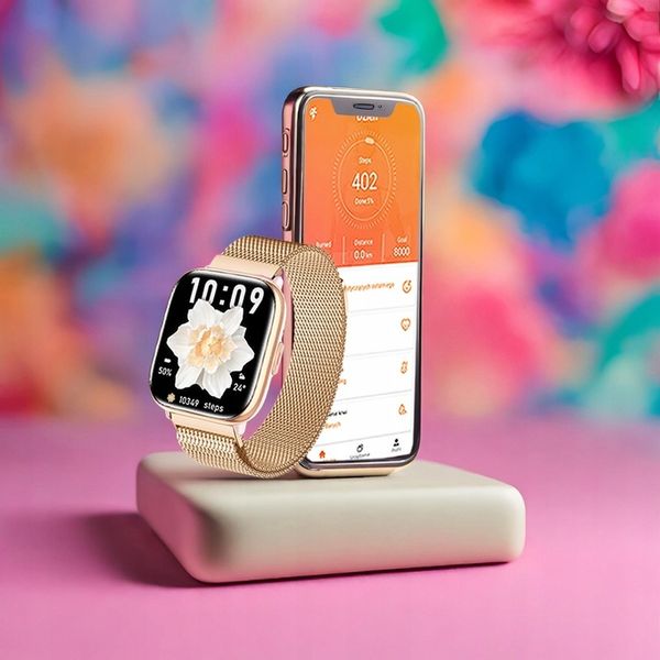 SMARTWATCH ZEGAREK DAMSKI POLSKIE MENU ROZMOWY SPORT AMOLED 4 PASKI zdjęcie 15