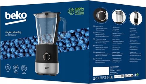 BLENDER KIELICHOWY BEKO TBN81808BX 800W 6 PRĘDKOŚCI na Arena.pl