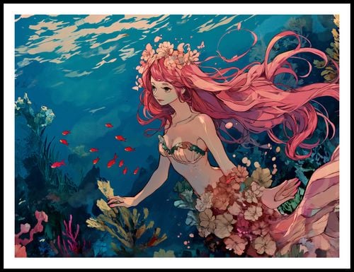 Plakat 100x75cm Nimfa Oceanu na Arena.pl