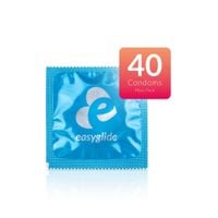prezerwatywy easyglide prążkowane kropkowane 40 szt