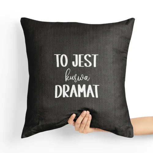 Poduszka bez cenzury - To jest *** dramat Tył poduszki: - Szary na Arena.pl