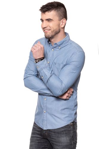 WRANGLER LS 1PKT BUTTON DOWN MID INDIGO W5883OU8E L na Arena.pl