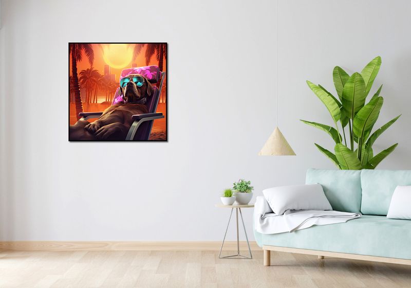 Plakat 80x80cm Lato w Stylu zdjęcie 4