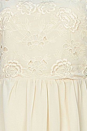 Beżowa Sukienka Maxi - 40 / L na Arena.pl