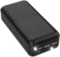 Power-bank 30000mAh 2xUSB USB-C PD 3.0 QC 3.0 LED DUŻY akumulator WYDAJNY