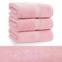 Ręcznik SISI 50x90 cm różowy bawełna frotte 500 g/m²