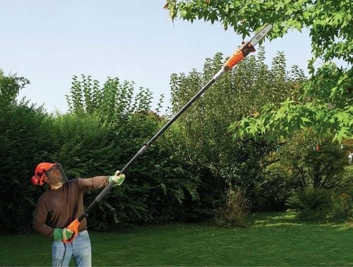 PIŁA ELEKTRYCZNA ŁAŃCUCHOWA NA WYSIĘGNIKU 250MM DO GAŁĘZI 800W na Arena.pl