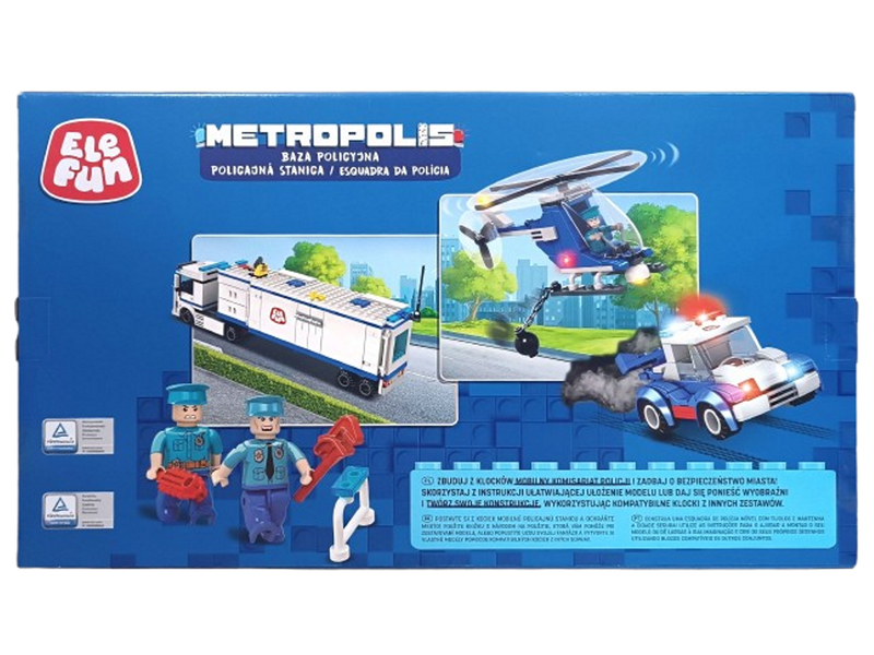 Klocki Elefun Metropolis Baza policyjna 8828 zdjęcie 4