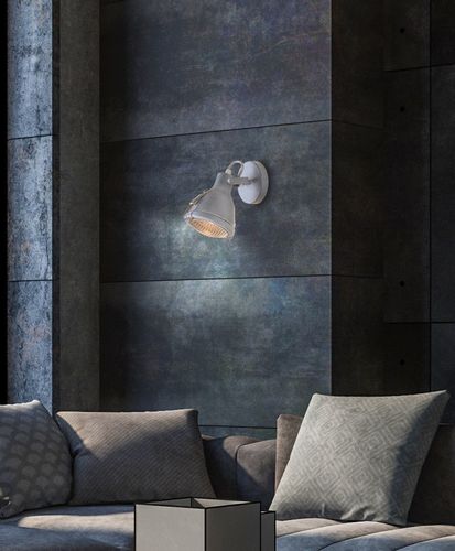 Crodo kinkiet 1x40W E14 szary na Arena.pl