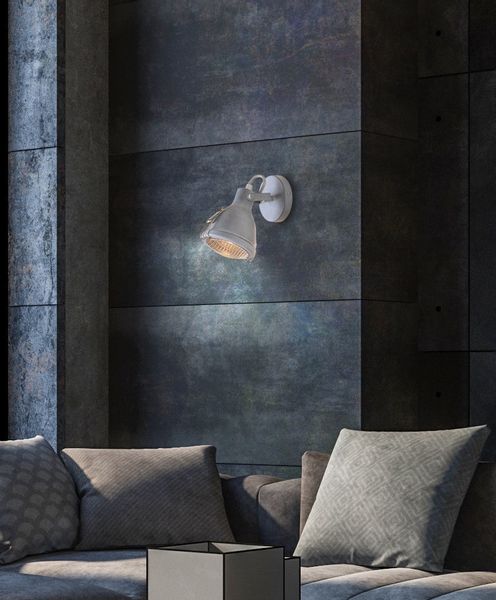 Crodo kinkiet 1x40W E14 szary zdjęcie 9