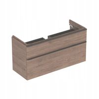 GEBERIT Smyle Square Szafka pod umywalkę 118x47x61 cm Orzech włoski hickory