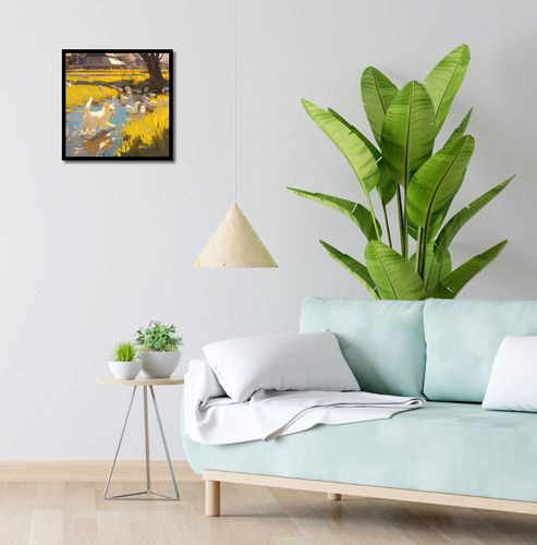 Plakat 40x40cm Słońce na Wsi na Arena.pl