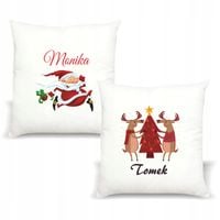 Poduszka z nadrukiem PREZENT ŚWIĄTA MIKOŁAJ