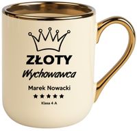 Kubek PREMIUM prezent dla NAUCZYCIELA WYCHOWAWCY PEDAGOGA z imieniem