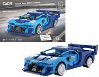 CADA KLOCKI KONSTRUKCYJNE BLUE RACE CAR DUAL MODE
