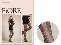 Rajstopy w panterkę cętki 20 den zwierzęcy wzór Pink Black 4