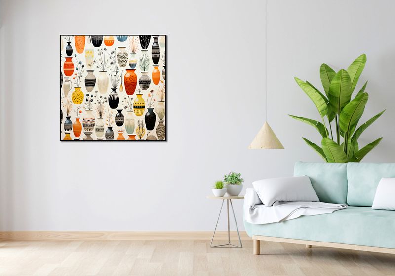 Plakat 90x90cm Symfonia Wazonów zdjęcie 4