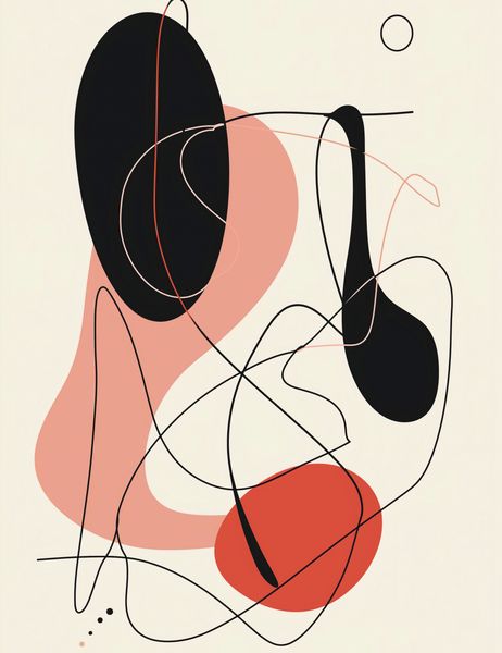Plakat 50x65cm Wibracje Abstrakcji zdjęcie 1