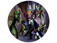 Opłatek na tort Żółwie Ninja