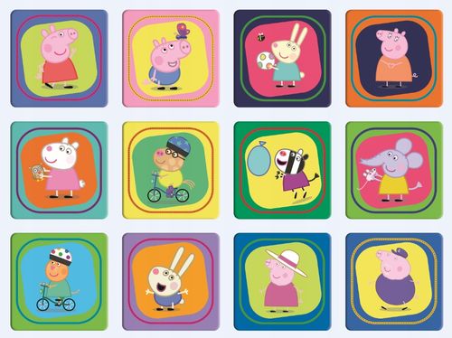 Puzzle 2W1+Memos Radosne Chwile Świnka Peppa 93331 na Arena.pl