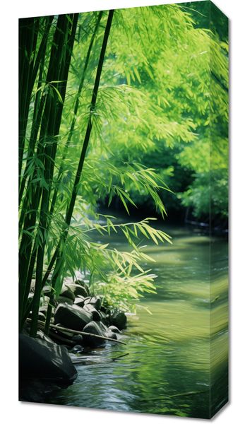 Obraz 30x60cm Spokój Bambusów zdjęcie 1