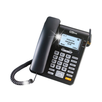 Telefon stacjonarny Maxcom MM28D SIM głośnomówiący SMS identyfikacja numeru