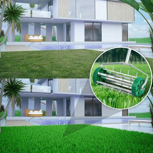 AERATOR do trawnika WERTYKULATOR RĘCZNY OBROTOWY WALCOWY TRAWY MURAWY na Arena.pl