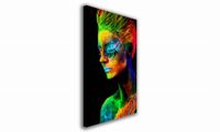 OBRAZ NA PŁÓTNIE 057 Kobieta w kolorach 20x30cm