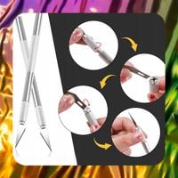 ZESTAW NARZĘDZI DO OKLEJANIA FOLII SAMOCHODOWYCH RAKLA NOŻYK skalpel 12 EL