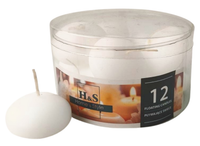 Świece pływające RAK (06984) Home & Style (48/28) biały ~4h 12szt.