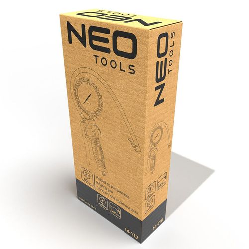 NEO PISTOLET DO POMPOWANIA Z MANOMETREM 80MM na Arena.pl