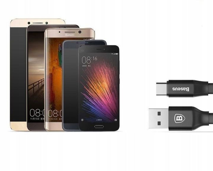 Krótki Płaski Kabel USB-C do Android Auto | 23cm zdjęcie 6