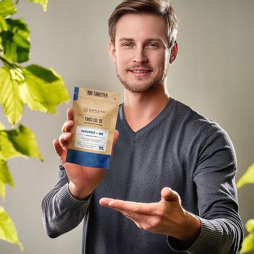 MAGNEZ CYTRYNIAN WITAMINA B6 NA STRES ZMĘCZENIE I SKURCZE 100 TABLETEK na Arena.pl