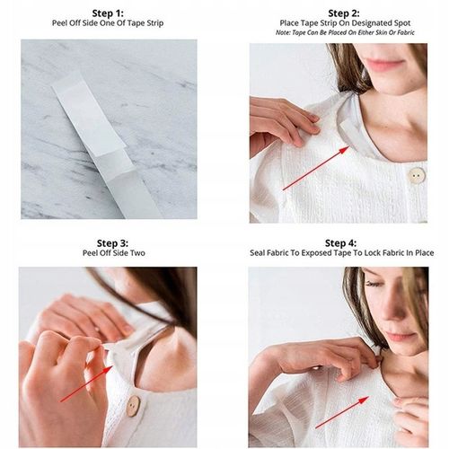 TAŚMA transparentna STYLIZACJI UBRAŃ sukien biust na Arena.pl