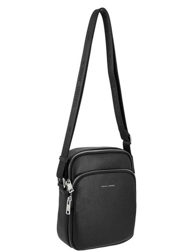 Torebka listonoszka David Jones męska saszetka na ramię czarna na Arena.pl