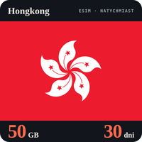 Karta eSIM Internet Hongkong 50 GB na 30 dni - bez rejestracji