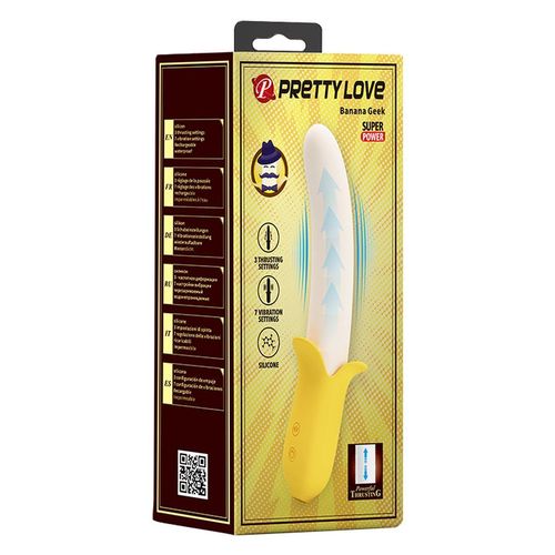pretty love   banana greek, 7 vibration functions 3 thrusting settings na Arena.pl