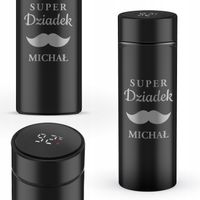 KUBEK termiczny LCD temperatura na DZIEŃ DZIADKA