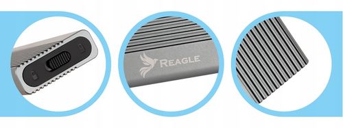Obudowa na dysk SSD NVME PCIe M.2 USB-C 3.2 GEN2 Adapter Kieszeń M2 Reagle na Arena.pl