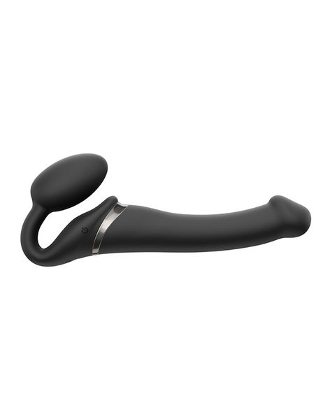 VIBRATING STRAP-ON - M - BLACK zdjęcie 1