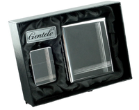 Zestaw Prezentowy Zapalniczka Papierośnica Paski