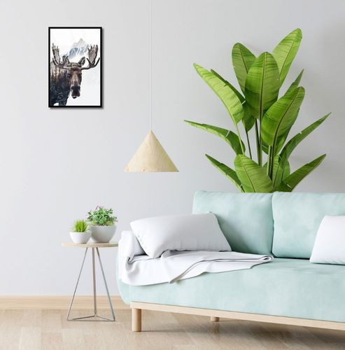 Plakat 30x45cm Łoś Duch Lasu na Arena.pl