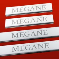 Listwa progowa RENAULT MEGANE MK3 Stal nierdzewna 304 połysk 4szt